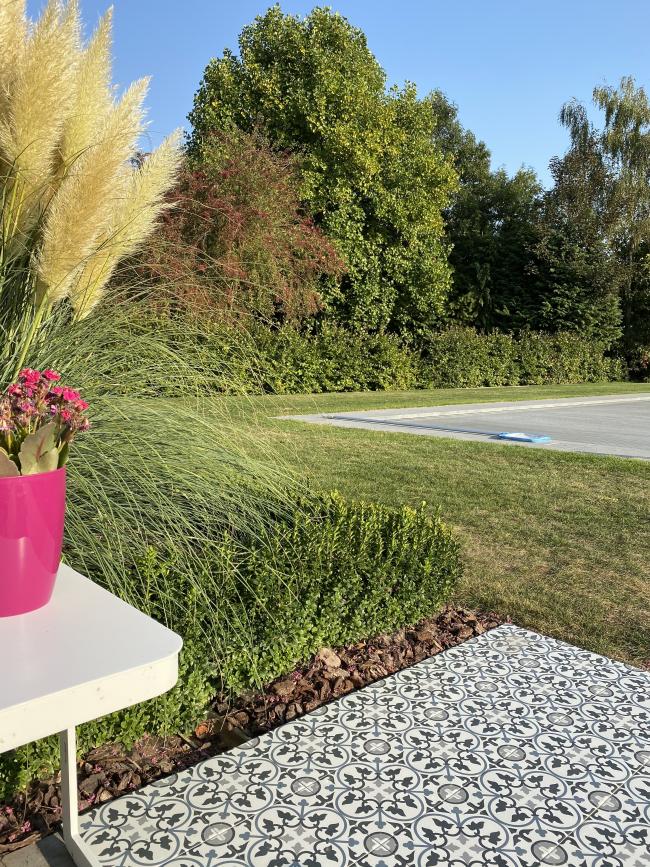 JARDIN DES TUILERIES Adele Bleu 20x20x2